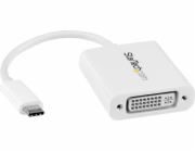 StarTech USB-C na DVI adaptér bílý (CDP2DVIW)