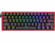 Přepínací klávesnice Redragon K617 Fizz Red (K617-RGB)