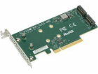 Adaptér SuperMicro 2x M.2 > PCIe (AOC-SLG3-2M2-O)