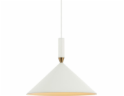 Italux závěsná lampa Drello PND-541101-W Italux kovová závěsná lampa do obývacího pokoje bílá