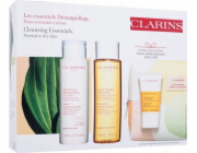 Clarins CLARINS SET (SAMETOVÉ ČISTÍCÍ MLÉKO 200ML + HYDRATAČNÍ TONOVACÍ MLÉKO 200ML + COMFORT SCRUB 15ML + KOSMETICKÁ TAŠKA)