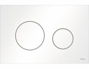 Splachovací tlačítko Tece Tlačítko splachování WC Tece bílé matné TECEnow 9240417