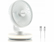 InnovaGoods InnovaGoods Dobíjecí stolní ventilátor s LED FanLed