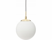 Atmosphera Kulaté závěsné svítidlo DRIS, bílá koule, O 20 cm