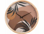 Nástěnné hodiny Atmosphera do obývacího pokoje Nila, ilustrovaný ciferník, O 30 cm