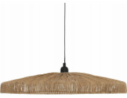 Atmosphera závěsná lampa BELLAMY jídelní stolní lampa, stínidlo z pletené juty, O 58 cm