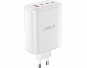 Dudao nabíječka Dudao A140EU nástěnná nabíječka USB-A, 3xUSB-C PD 140W bílá