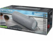 Mikrofon LG Muse | M-780LG | Reproduktor odolný proti stříkající vodě | Atsparus vandeniui | Bluetooth | Sidabrinis | Belaide jungtis