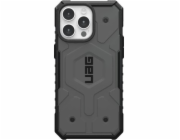 UAG UAG Pathfinder MagSafe Case pro iPhone 15 Pro Max – Stříbrný