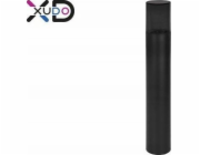 Stojací lampa LVT LVT XD-HW930B zahradní stojací lampa IP44 1x40W E27 černá/kouřová