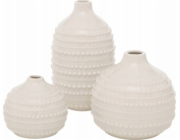 Dekorativní váza Boltze Meruna, porcelán, 3 kusy
