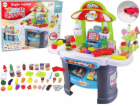 LeanToys Supermarket Scanner Set Potraviny pro děti