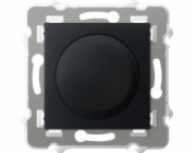 Ospel Univerzální stmívač Ospel Szafir LP-8ZL2/m/33 pro žárovkovou, halogenovou a LED zátěž, černá metalíza