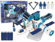 Vesmírná raketa LeanToys Vesmírná stanice Vesmírná sada Vesmírná mise 17 ks.