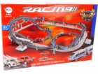 LeanToys Huge Race Track Electric Train 2v1 Racing 20 km/h