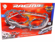 LeanToys Huge Race Track Electric Train 2v1 Racing 20 km/h
