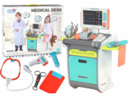 LeanToys Little Doctor Set Lékařský vozík příslušenství pro rentgenové EKG