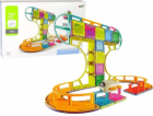 Magnetické stavební bloky LeanToys Sky Track 62 kusů