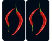 Wenko Ochranné desky na sporák, HOT CHILI DUO – 2 kusy, WENKO