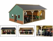 Hipo Garáž pro 3 traktory 55x77,5x38cm 1:16 HIPO