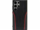 Audi Originální kůže MagSafe S24 Ultra S928 černo-červený...