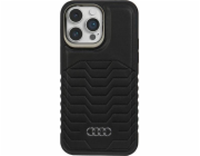 Audi Audi Synthetic Leather MagSafe iPhone 14 Pro 6.1 černý/černý pevný obal AU-TPUPCMIP14P-GT/D3-BK