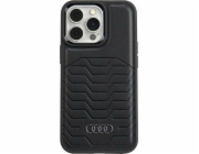 Audi Audi Synthetic Leather MagSafe iPhone 15 Pro 6.1 černý/černý pevný obal AU-TPUPCMIP15P-GT/D3-BK