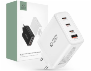 Nabíječka Tech-Protect TECH-PROTECT NC100W-GAN 4-PORTOVÁ SÍŤOVÁ NABÍJEČKA PD100W/QC3.0 BÍLÁ