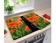 Wenko Skleněné ochranné desky na sporák, POLA FIELD - 2 kusy, WENKO