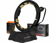 HMS MAGNETIC HULA HOP SET ČERNÁ/ZLATÁ HHM13 S HMS POČÍTAČEM + PÁSEK NA SCHUDNUTÍ BR163 ČERNÝ