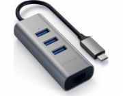 Satechi USB HUB 1x RJ-45 + 3x USB-A 3.0 (ST-TC2N1USB31AM)