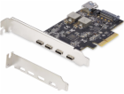 StarTech USB HUB Adaptér StarTech 5portová USB PCIe karta...