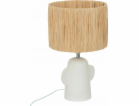 Stolní lampa Atmosphera Ceramic se stínidlem RAIA, 42 cm