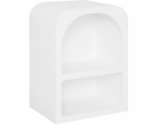 Atmosphera Nástěnná police bílá SOLEYA, 40 x 30 x 55 cm