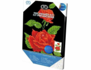 DIAMOND DOTZ Diamantová výšivka Diamond Dotz Červená růže 29x44cm DDK5025
