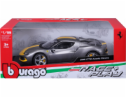 Bburago Ferrari 296 GTB Assetto Grey/Yellow 1:18 BBURAGO