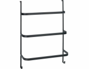 Wenko Věšák na ručníky k zavěšení na dveře, černá IRPINIA, Wenko