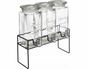 Secret de Gourmet Sada zavařovacích sklenic s kohoutkem (3 x 1,5 l)