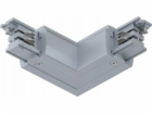 Paulmann ProRail3 L externí konektor 230V stříbrný / kov ...