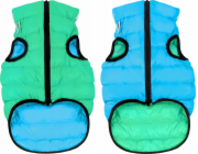 DOGGY M 45 BUNDA LUMI REFLEXNÍ SVĚTLE ZELENÁ + MODRÁ