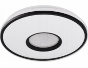 Stropní svítidlo LVT LVT Santo 4043 stropní svítidlo s dálkovým ovládáním 1x24W LED 3000-6500K CCT 1680lm stmívatelné bílá/černá