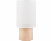 Stolní lampa Lamkur Lamkur Ari Stolní 45733 stolní lampa boho lampa dřevěné látkové stínidlo 1x60W E27 bílá/dřevo
