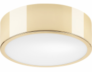 Stropní svítidlo Lamkur Lamkur Dante 43883 stropní svítidlo moderní kovové skleněné stínidlo 1x60W E27 zlatá/bílá