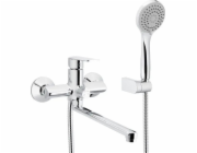 Vanová baterie 4428-715-00 / KFA / ACHÁT / VAŇOVÁ A UMYVADOVÁ S BODOVOU SPRCHOU, CHROM.