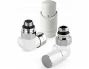 130KB015M16.12L SADA AXIÁLNÍHO VENTILU LEVÝ + TEPELNÁ HLAVA BÍLÁ PEX // G.ZG.KPL.OS.CH-LEVÁ-BÍLÁ-PEX