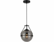 Závěsná lampa GTV GTV Drop OS-DRO2-10-DEC Závěsná lampa 1x25W E27 Černá/kouřová