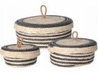 Úložné nádoby kolekce Home Styling s víkem, 3 kusy