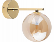 Nástěnné svítidlo TK Lighting Tk Lighting Estera 4778 nástěnné svítidlo moderní skleněné stínidlo 1x6W G9 jantar/zlatá