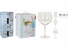 Koktejlové sklenice Home Styling Collection, 3 druhy kokt...
