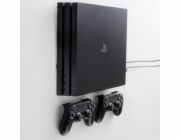 Nitho Floating Grip Wandhalterung PS4Pro 2xController černý
